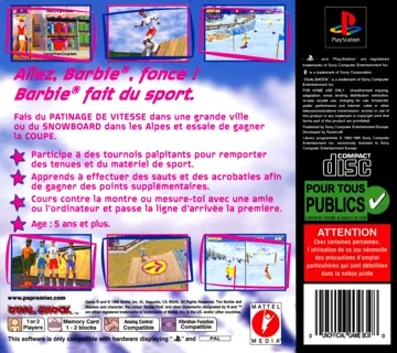 Barbie - Sports Extreme (FR) box cover back